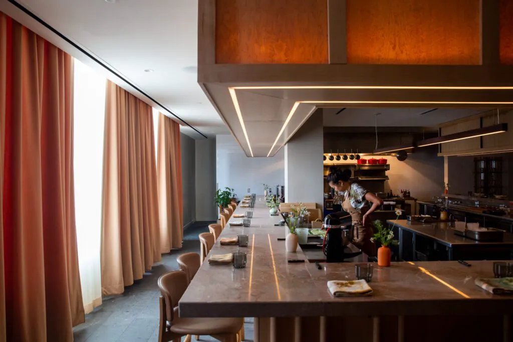 The Catbird Seat is an intimate multi-course show cooked right in front of you.
