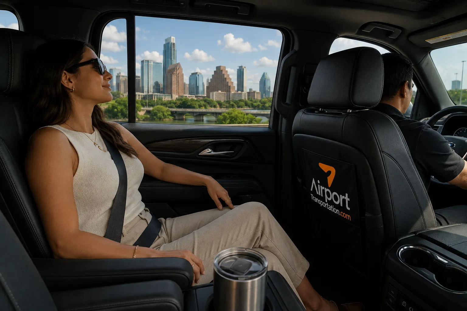You can arrange Airport Transportation before your flight, travel directly to your hotel and later use a private vehicle for your day trips around Austin