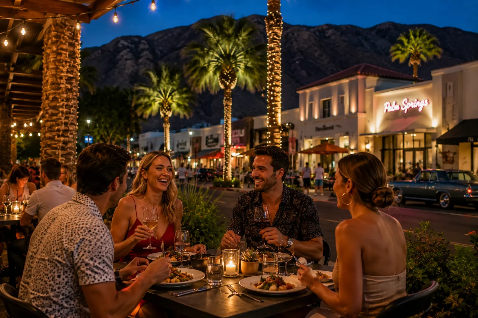A relaxed dinner can be the perfect start before heading to a cocktail bar or somewhere with live music