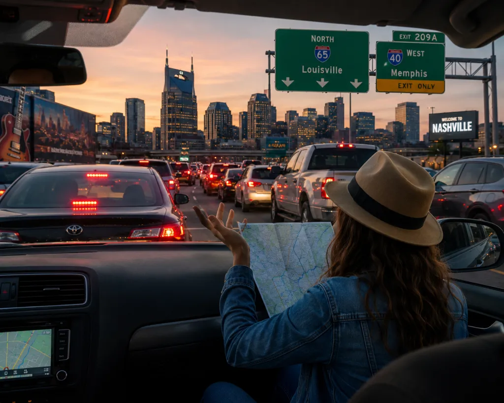 Once you finally arrive at the pickup area, you join a massive crowd of fellow travelers all staring anxiously at their screens.