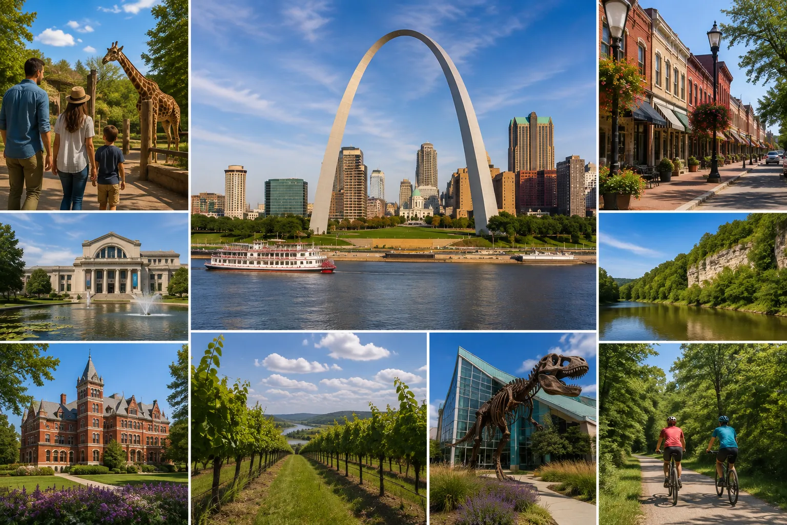 From scenic wine country to historic caverns, explore the best day trips waiting just a short drive from St. Louis