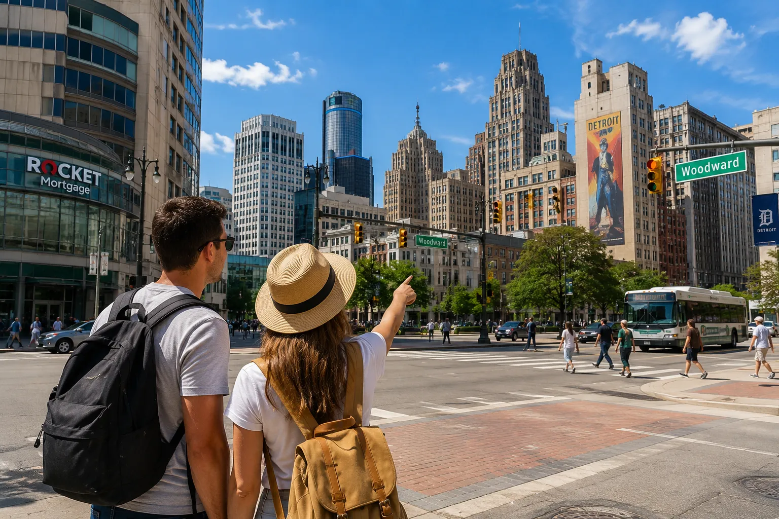 Detroit's remarkable architecture reflects both its historic prosperity and its exciting modern revival.