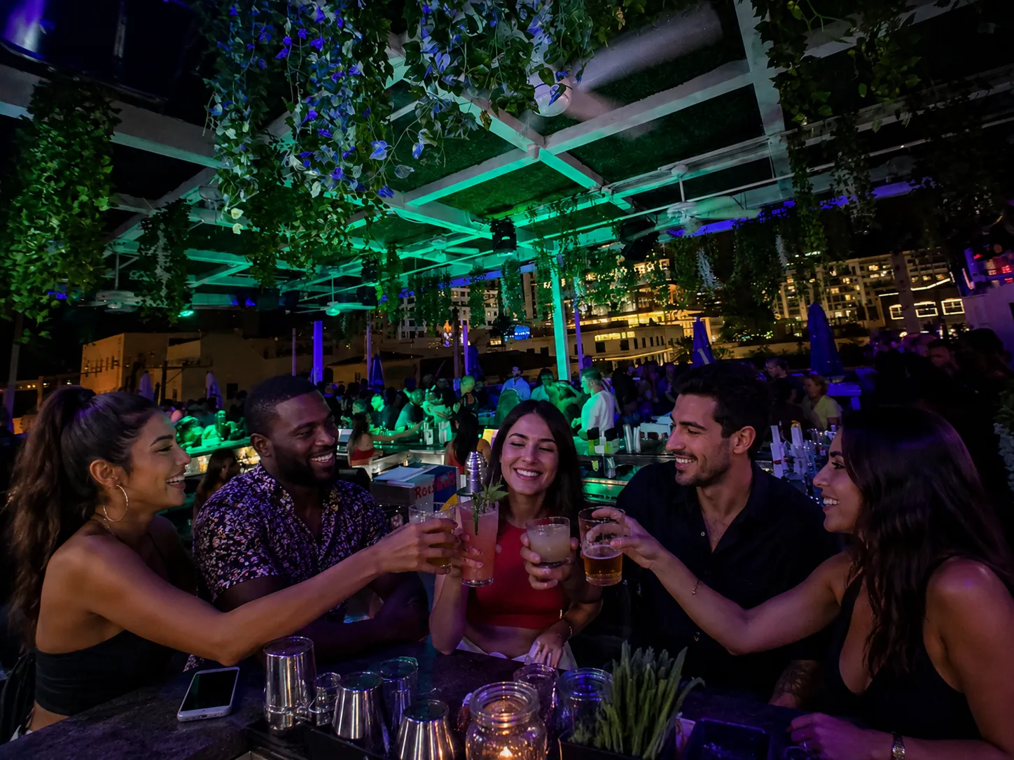 The venue combines Mexican food, drinks, and entertainment in a setting that becomes increasingly festive as the evening goes on