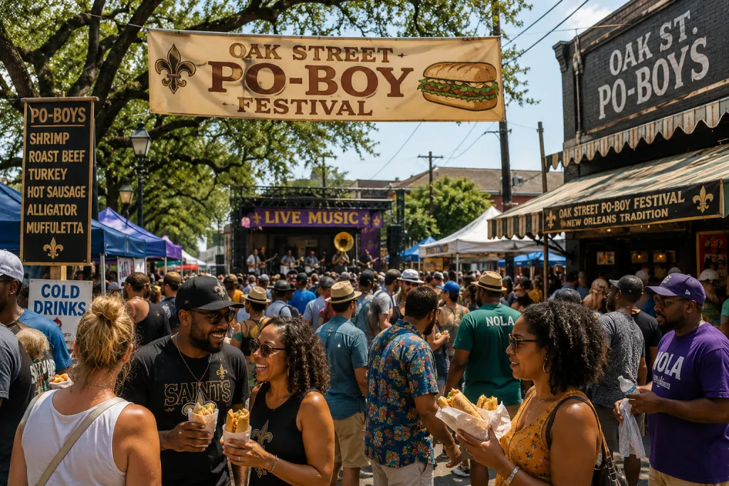 The Oak Street Po-Boy Festival
