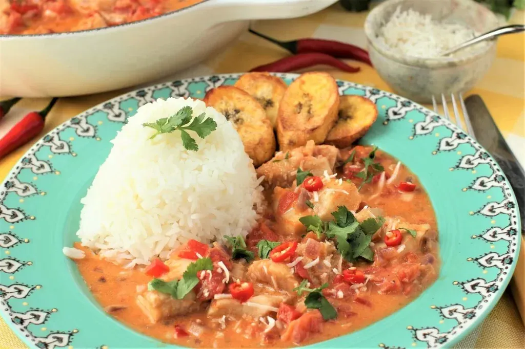 Fish in Chontaduro Sauce.