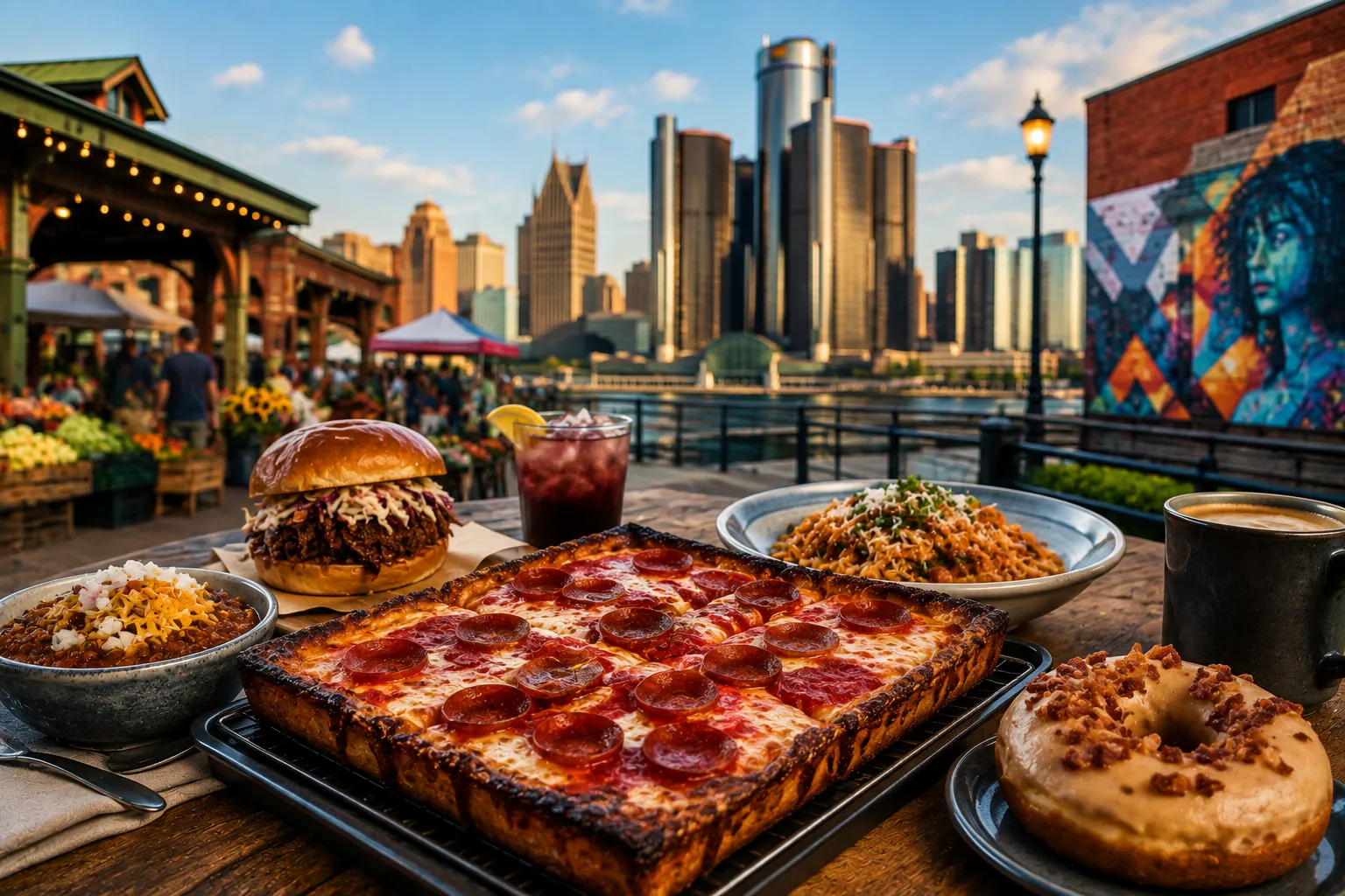 Taste Detroit's incredible food scene, from iconic local dishes to hidden culinary gems!