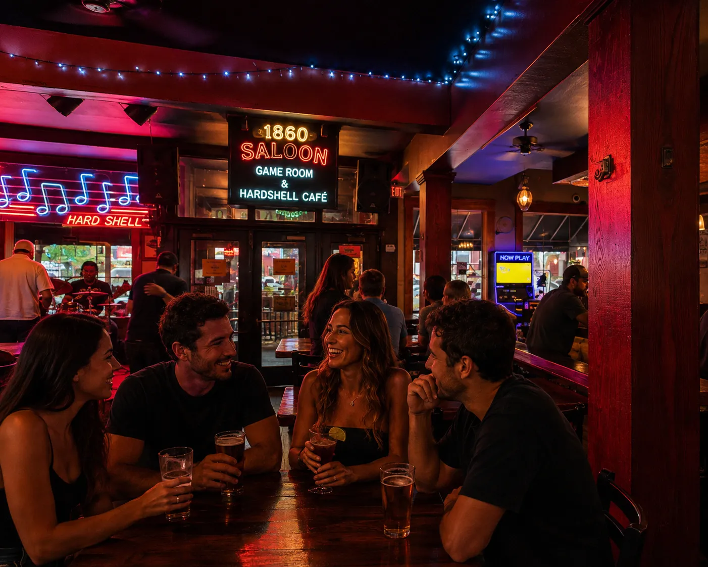 Catch live blues and rock in a historic brick building for the ultimate Soulard night out at 1860 Saloon