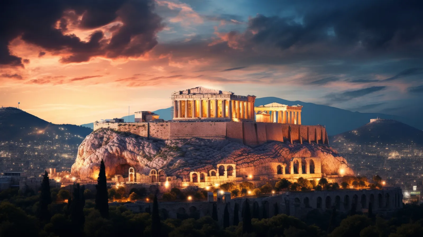 The Acropolis and the Parthenon