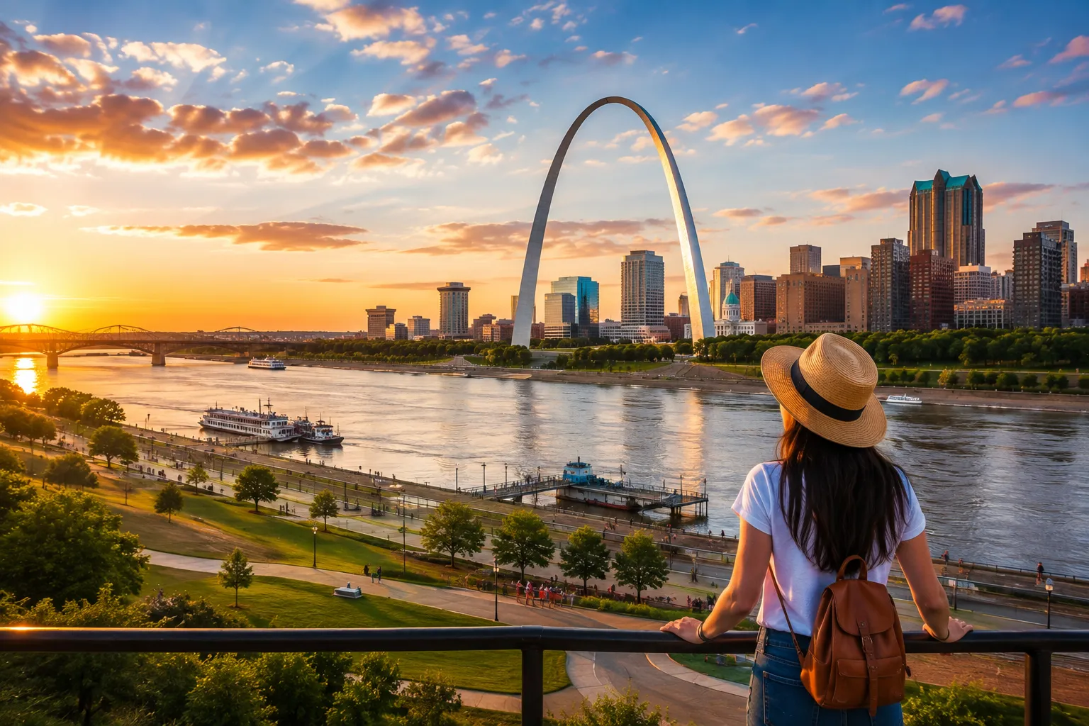 Gateway Arch National Park also offers opportunities to learn more about the history of the region