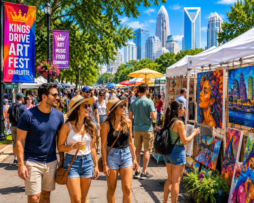 The famous Kings Drive Art Fest and various concerts in urban parks.