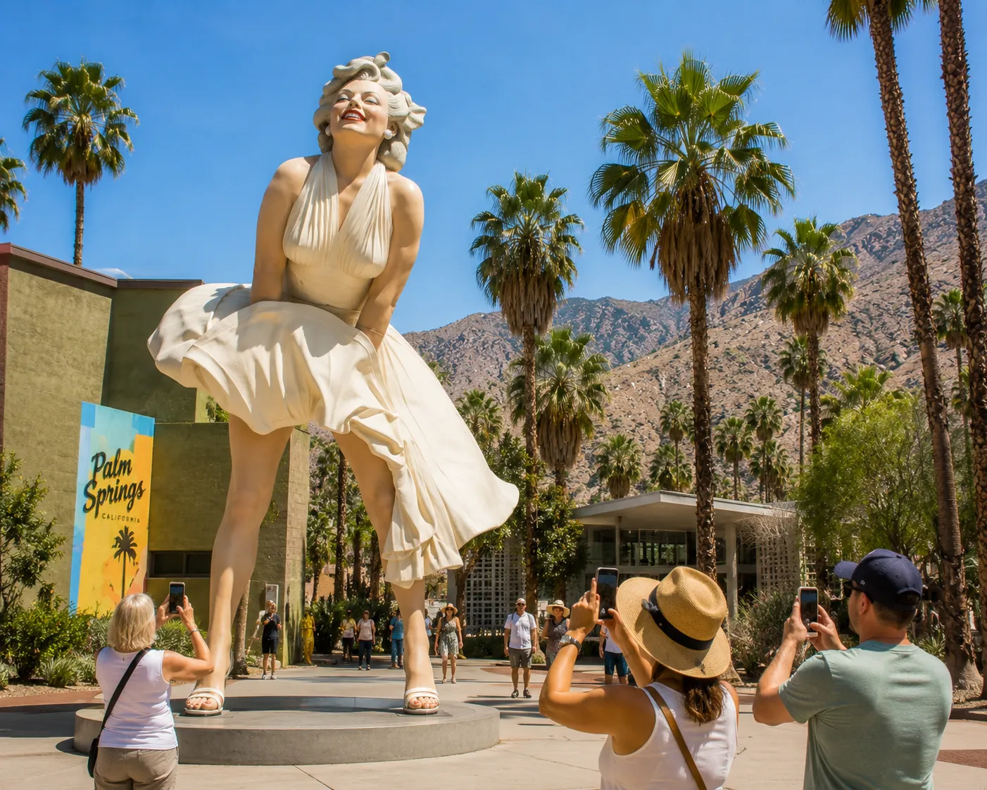 The city also features numerous public art installations and artistic pieces throughout downtown