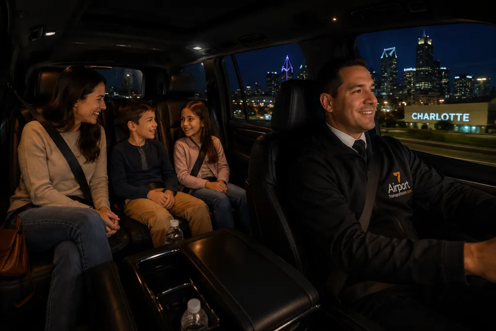 By securing your rides with Airport Transportation before you even leave home.