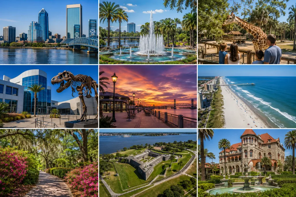 Top ten must visit attractions in Jacksonville.