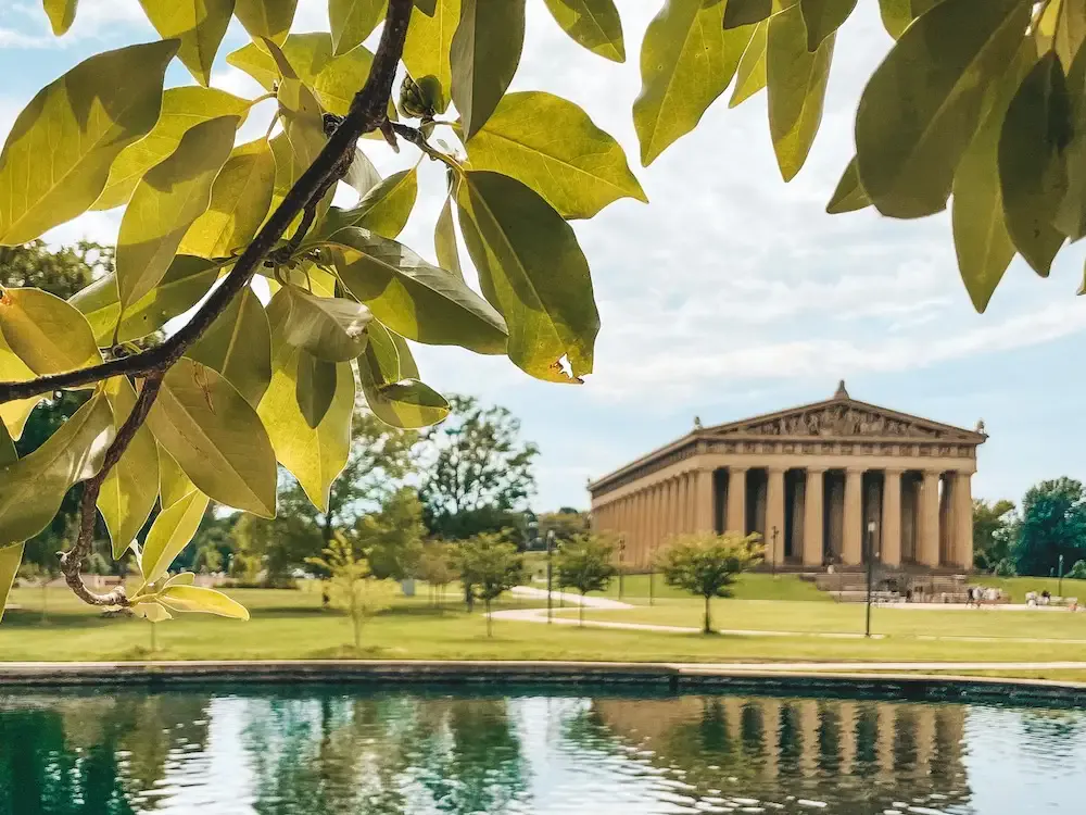 Centennial Park offers a visual respite that nobody expects to find in the American South.