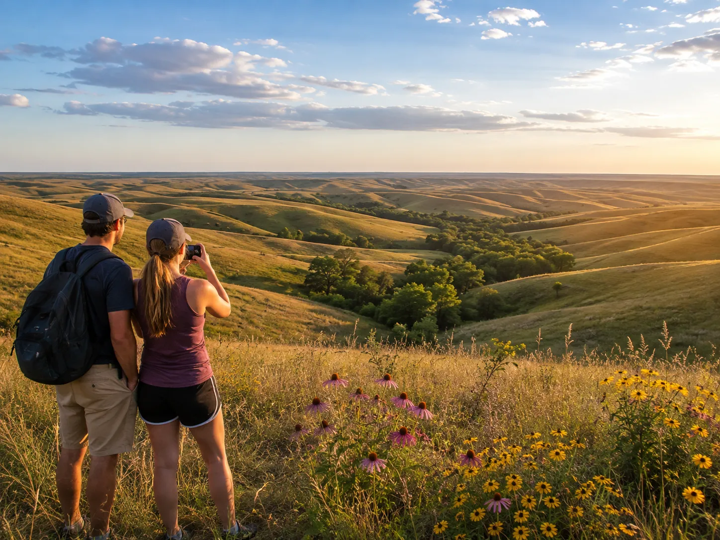 One of the best ways to experience the region is by driving along the Flint Hills National Scenic Byway