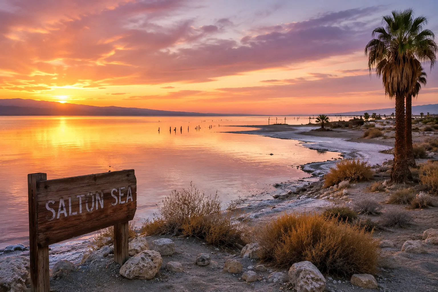 The Salton Sea does not look like a typical California attraction, and that makes it even more fascinating
