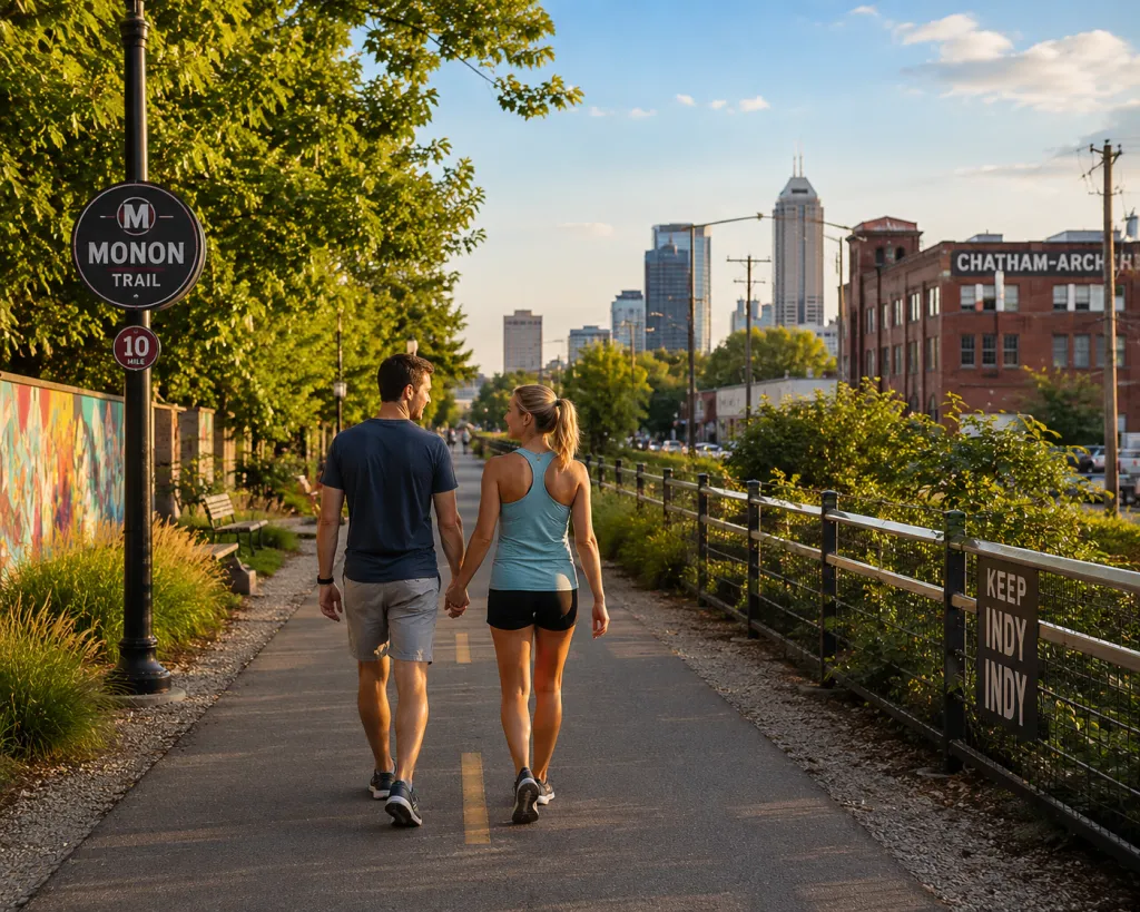Monon Trail for walking or cycling.