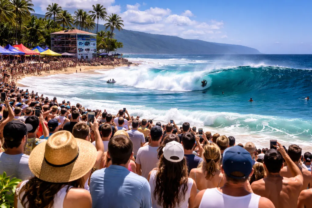North Shore Surf Competitions Oahu