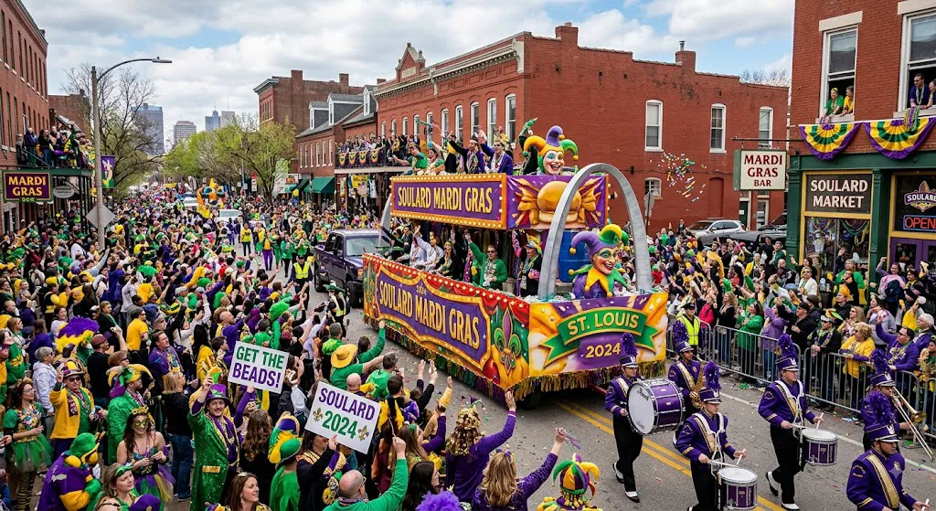 Another traditional event that can be part of a winter visit is Mardi Gras St. Louis