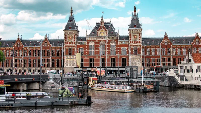 Arriving at Amsterdam Centraal