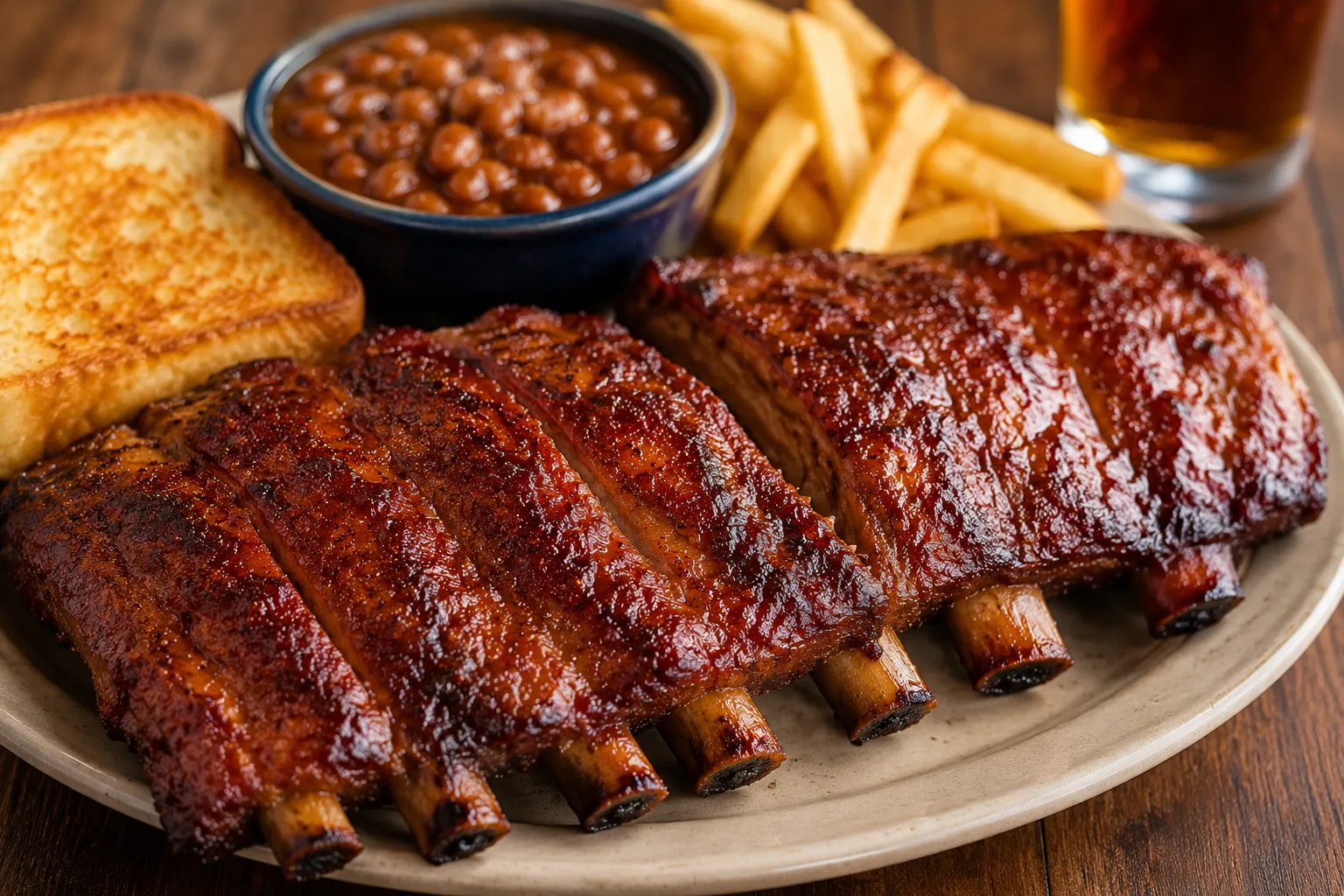 Sink your teeth into tender, smoky, and perfectly charred St. Louis-style ribs dripping in rich barbecue sauce