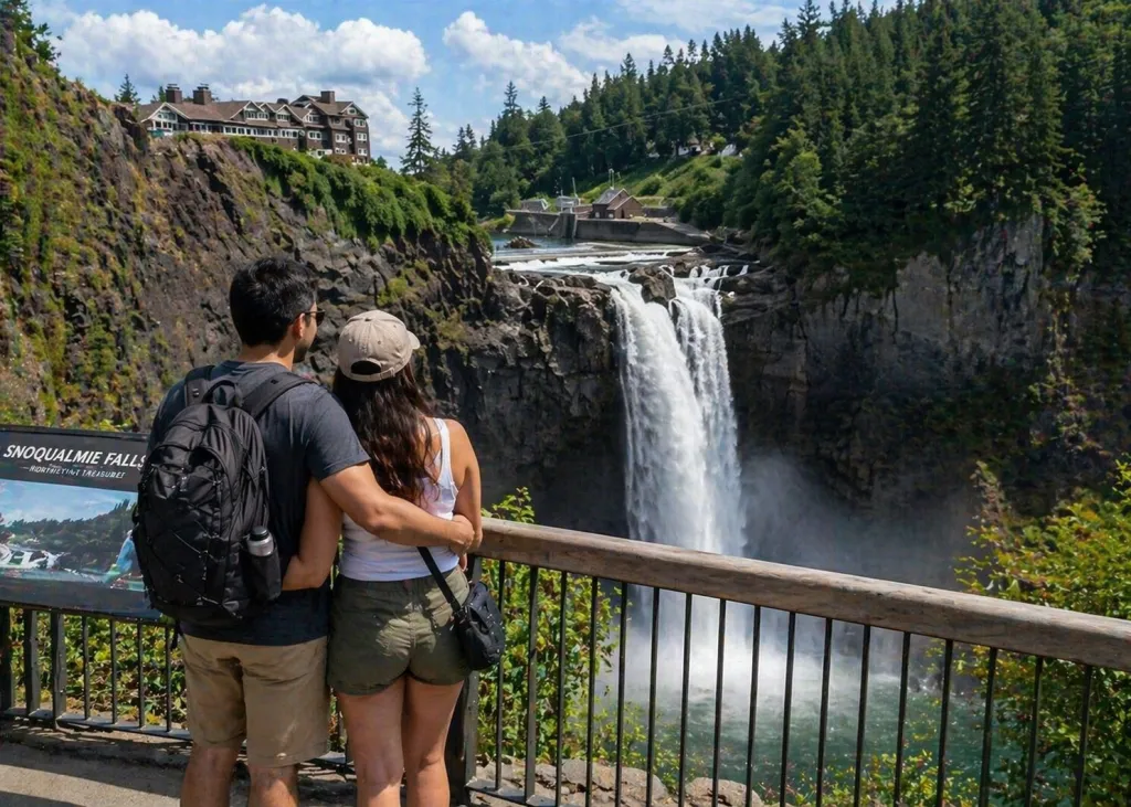 Snoqualmie Falls and Leavenworth