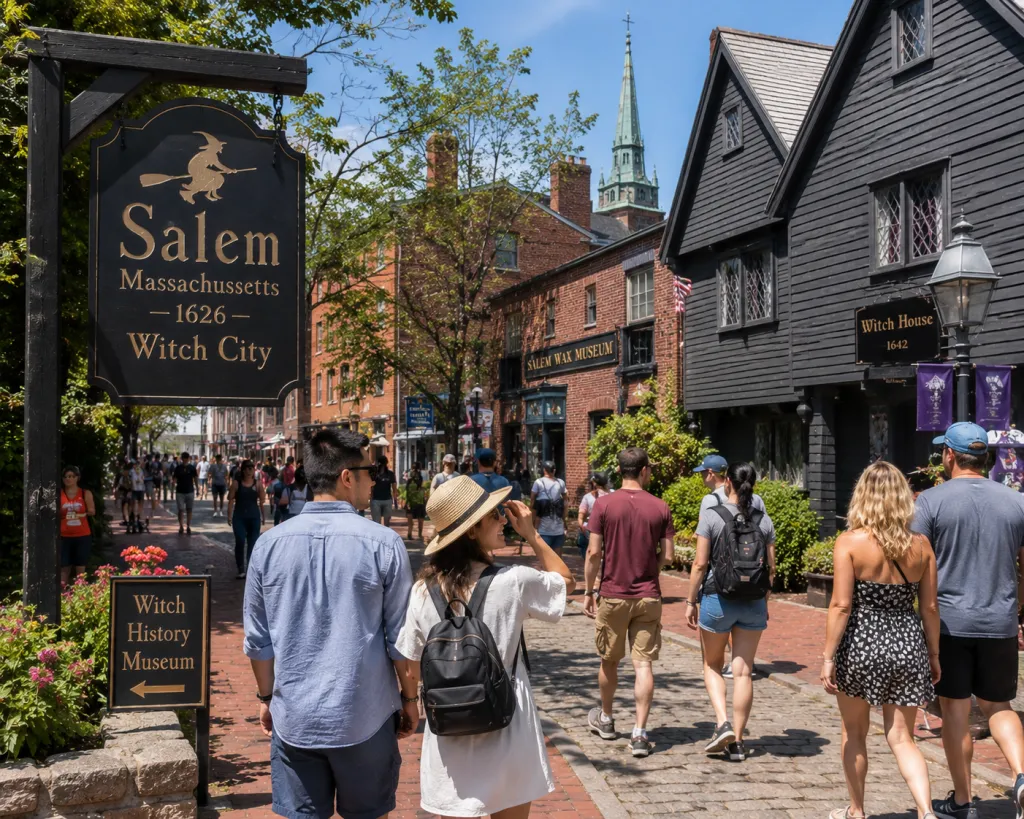 Salem is arguably the most famous getaway from Boston