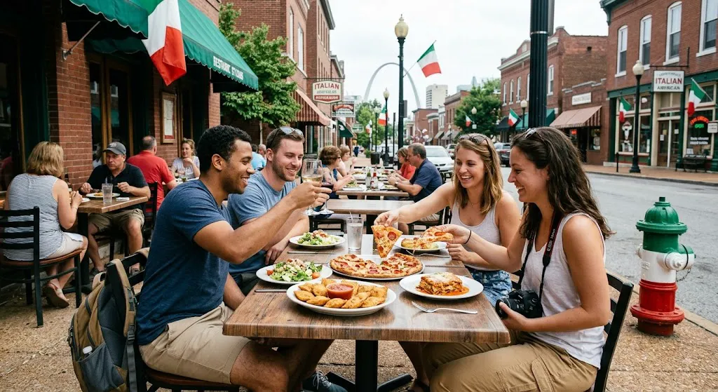The neighborhood has deep Italian-American roots and is one of the best-known areas in St. Louis