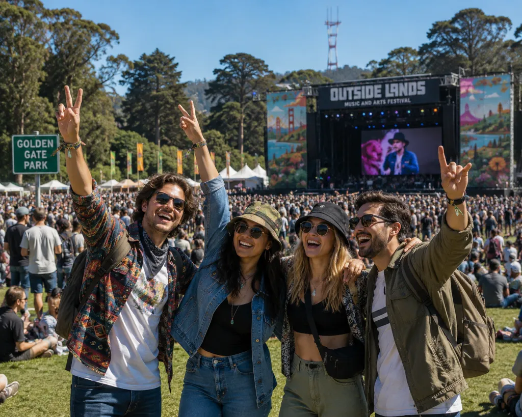 Outside Lands Music and Arts Festival in Golden Gate Park