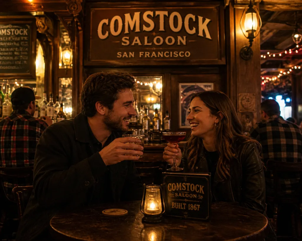 Comstock Saloon offers a slightly more refined but equally historic experience