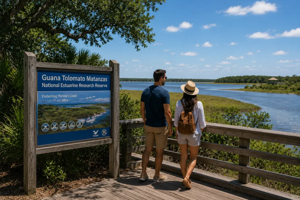 The Guana Tolomato Matanzas National Estuarine Research Reserve.