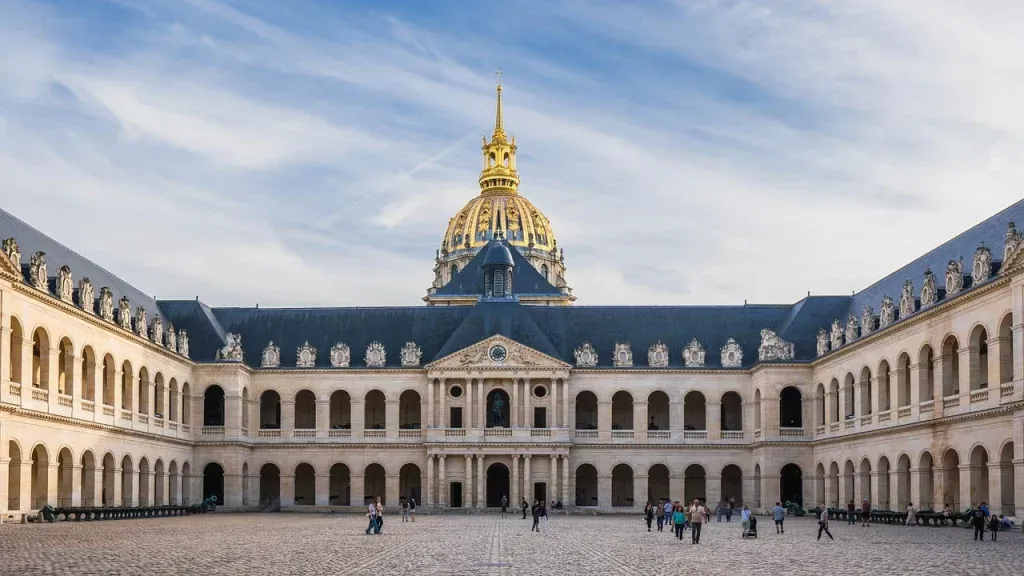Les Invalides is a remarkable complex in Paris that was originally built as a hospital and home for war veterans.
