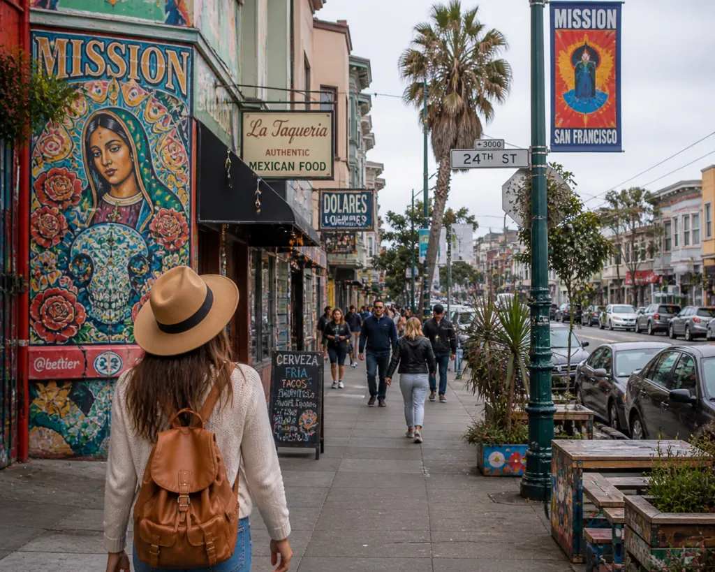 Walking through the Mission District
