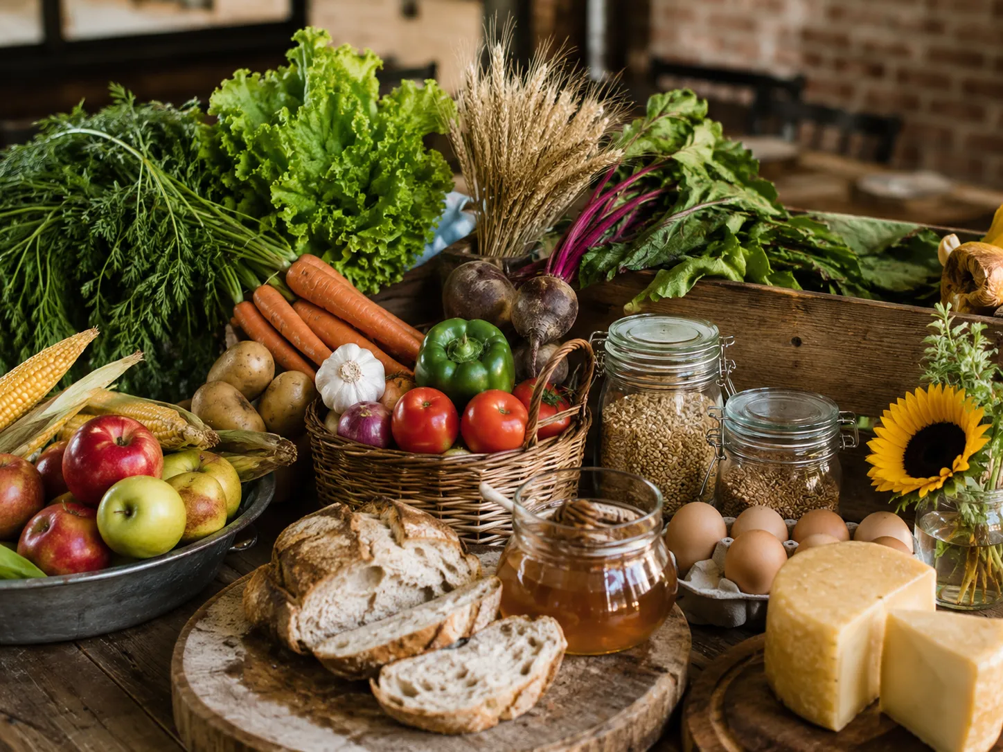 Visiting a farmers market can be just as interesting as sitting down at a restaurant