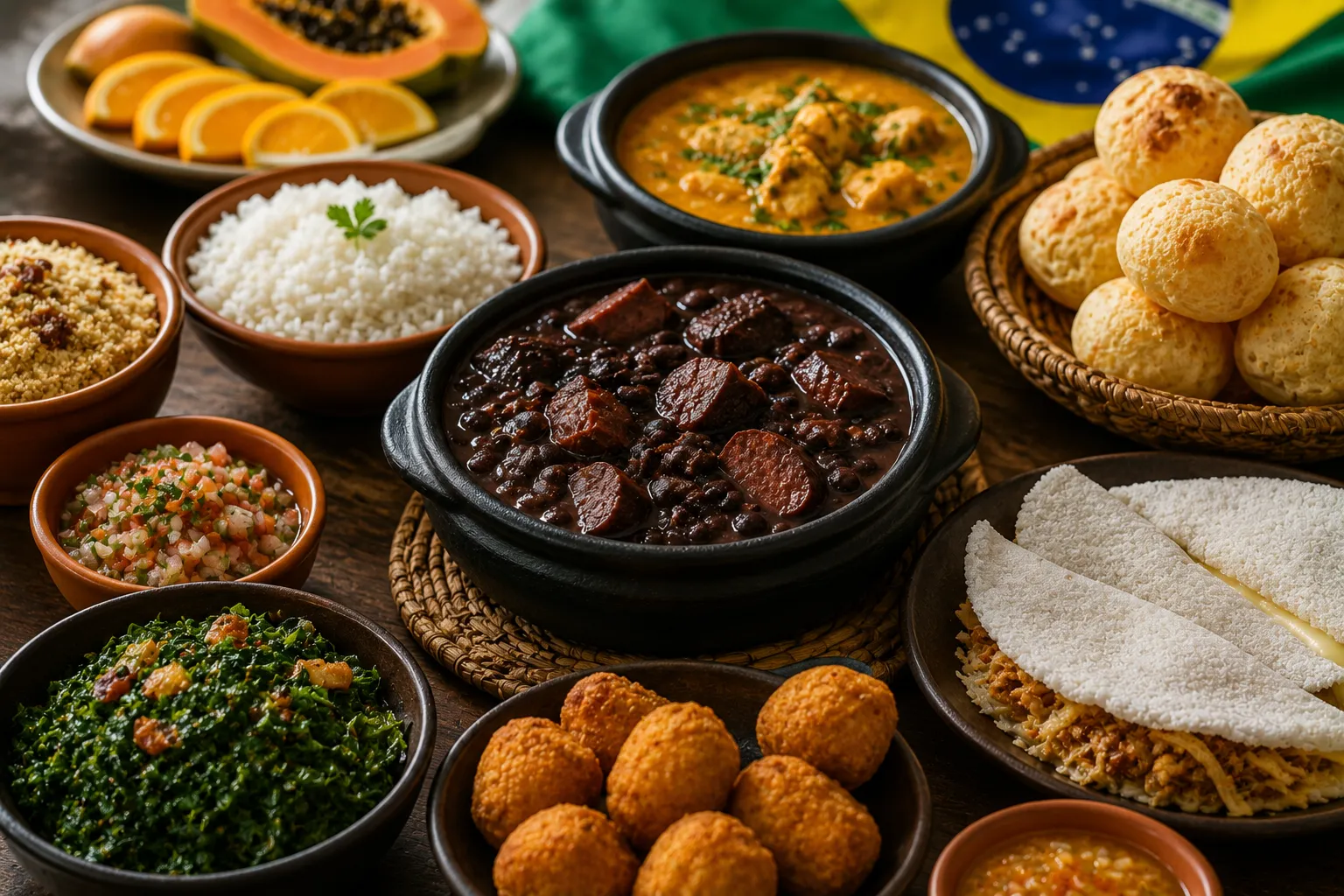 Brasília’s restaurants combine flavors from different Brazilian regions with contemporary cuisine and local ingredients