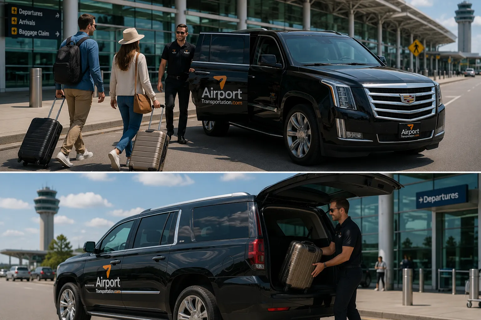 You simply collect your luggage and head toward your private transportation while your driver takes care of the journey