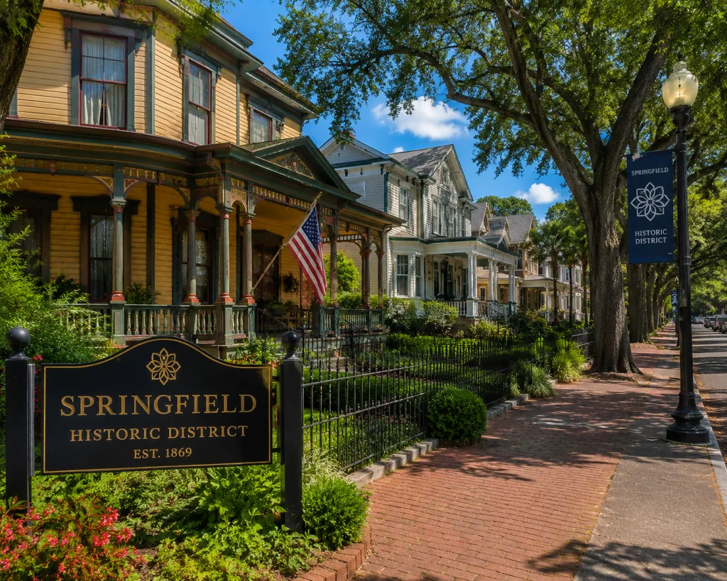The Springfield Historic District.