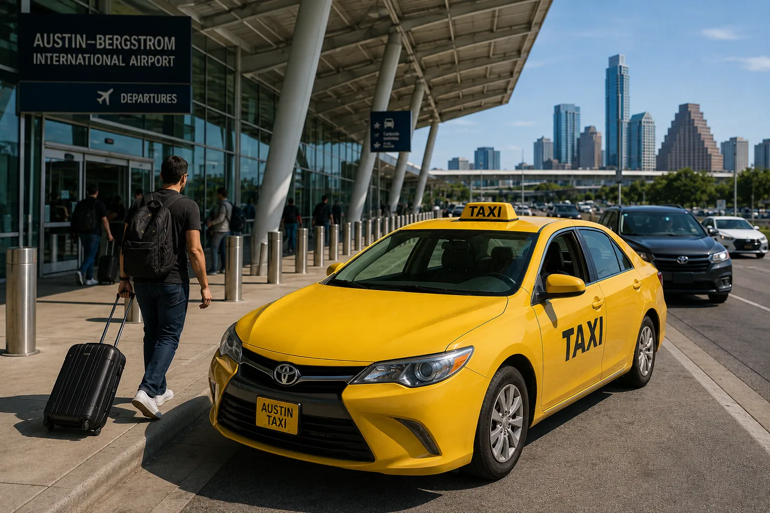 Taxis are another transportation option available at the airport