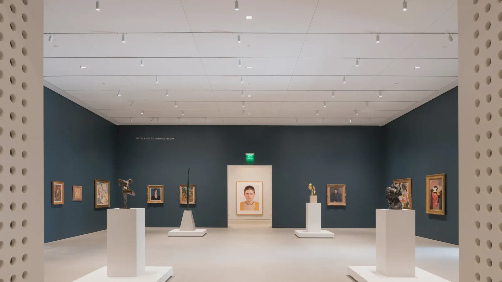 Bright museum galleries display works of art while modern architecture and outdoor spaces create a cultural escape in West Palm Beach