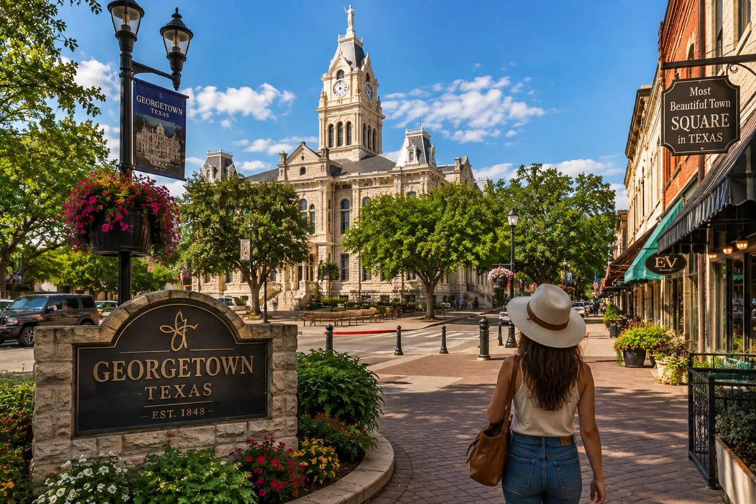 Georgetown offers another fascinating option for a day trip from Austin