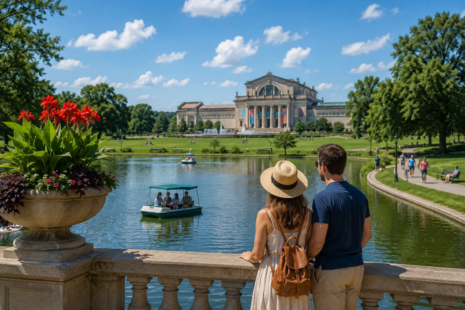 Forest Park works especially well because you can combine cultural attractions with outdoor activities