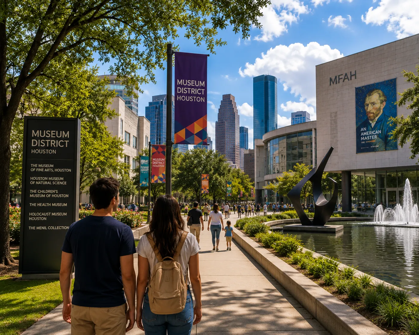 Explore world-class museums and green spaces in Houston's vibrant cultural hub