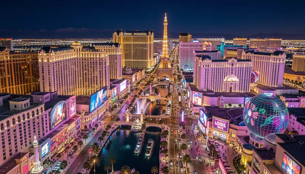 Top ten must visit attractions in Las Vegas.