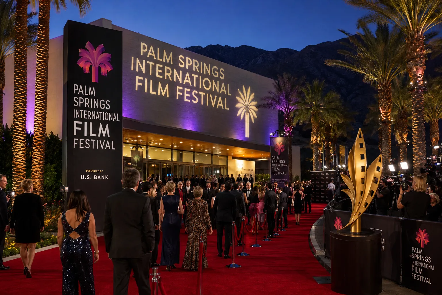The Palm Springs International Film Festival takes place every January and attracts filmmakers, actors, industry professionals, and movie lovers from around the world