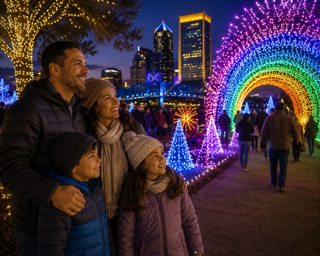 The Jax Lights festival.