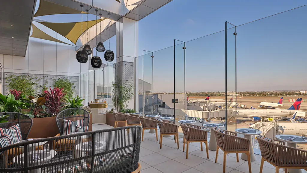 Delta Lounge at LAX International Airport