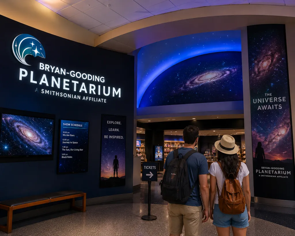 The Bryan-Gooding Planetarium.