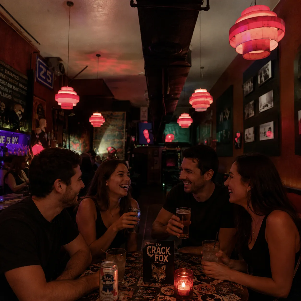 Step into The Crack Fox for an eccentric night of indie tunes, quirky art, and unforgettable St. Louis nightlife