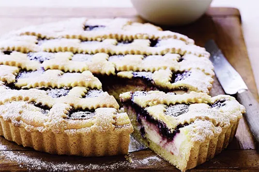 Crostata con Ricotta e Visciole, Rome.