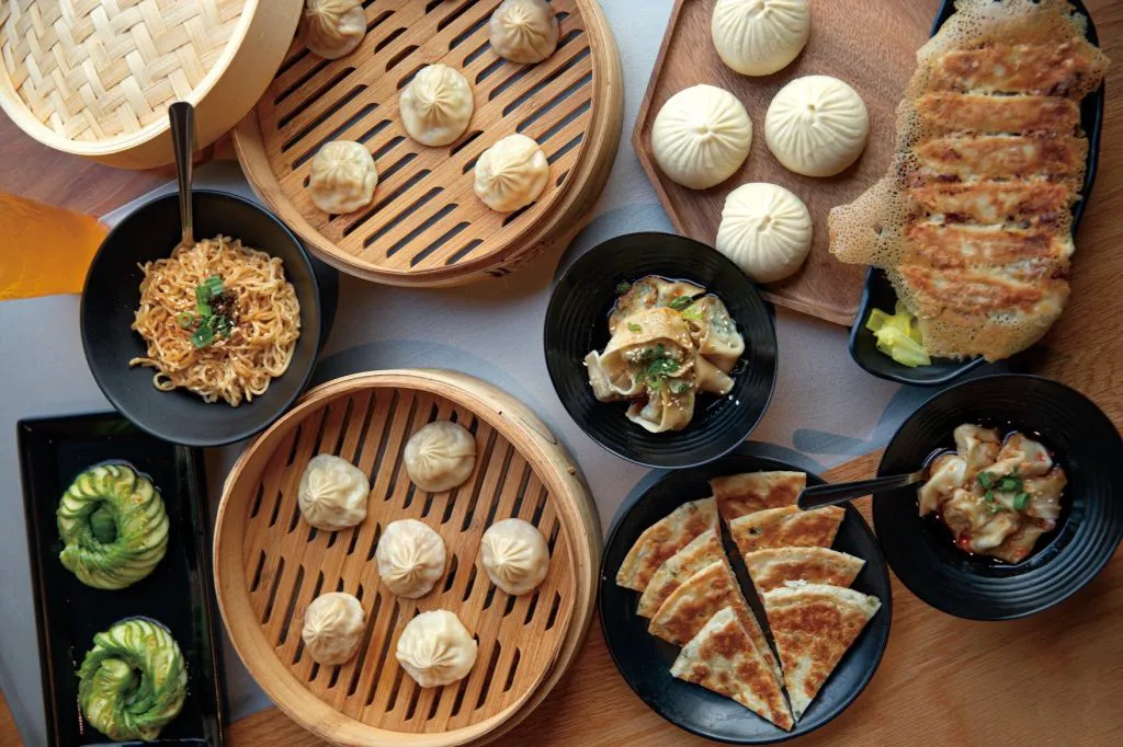 The soup dumplings at Dough Zone